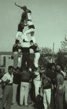 Un castell de les primeres sortides de la colla; a la Granada o a Moja, tal volta?
