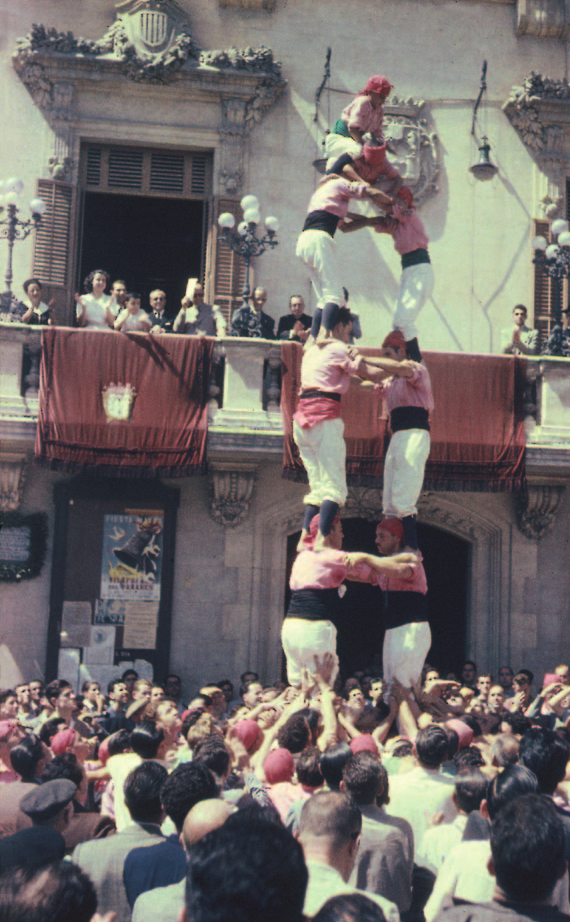 La torre de sis –parada, a segons, per Julivert i Rossell– va completar l’exhibició, abans del pilar de comiat