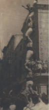 Pilar de cinc de comiat de la «clàssica de set» del 31 d'agost del 1950