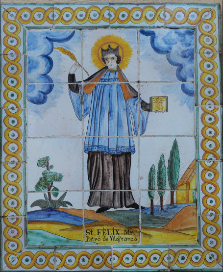 Mosaic ceràmic de Sant Fèlix.