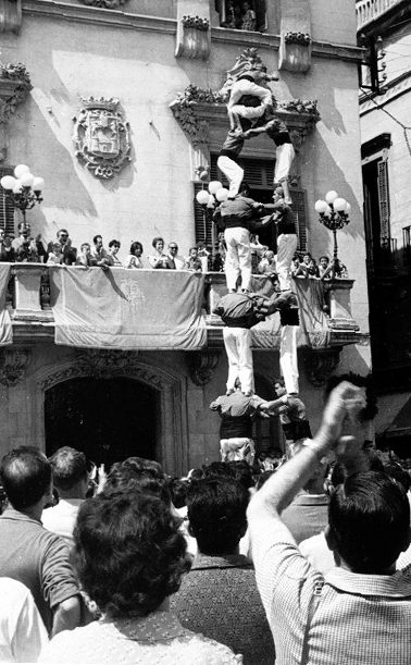 Tres de set a la Festa Major del 1960 (ACAP, fons l’Abans).