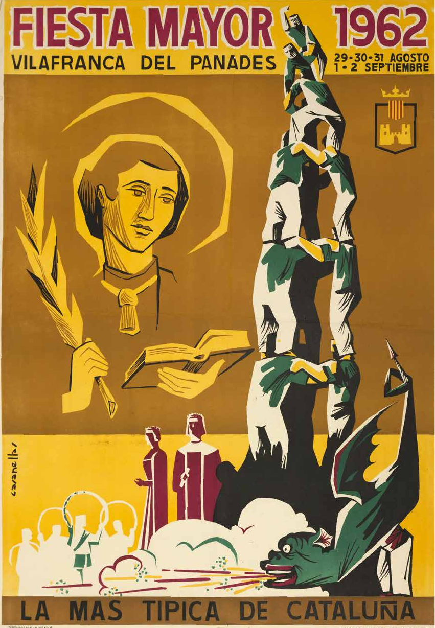 Cartell de la Festa Major de 1962.