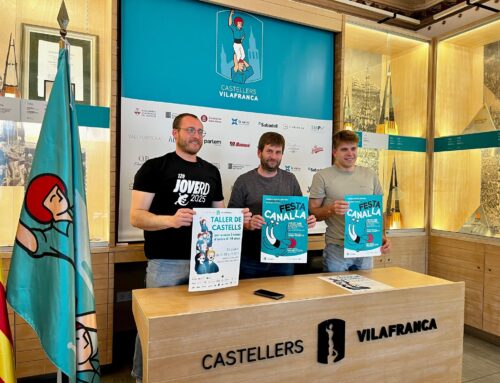 Els Castellers de Vilafranca organitzen la Festa Canalla, un matí d’activitats pels més petits de la comarca